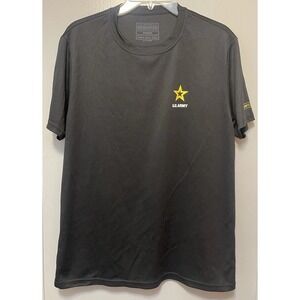 U.S. Army Mens Size M Short Sleeve T Shirt Lightweight Made in USA. Black